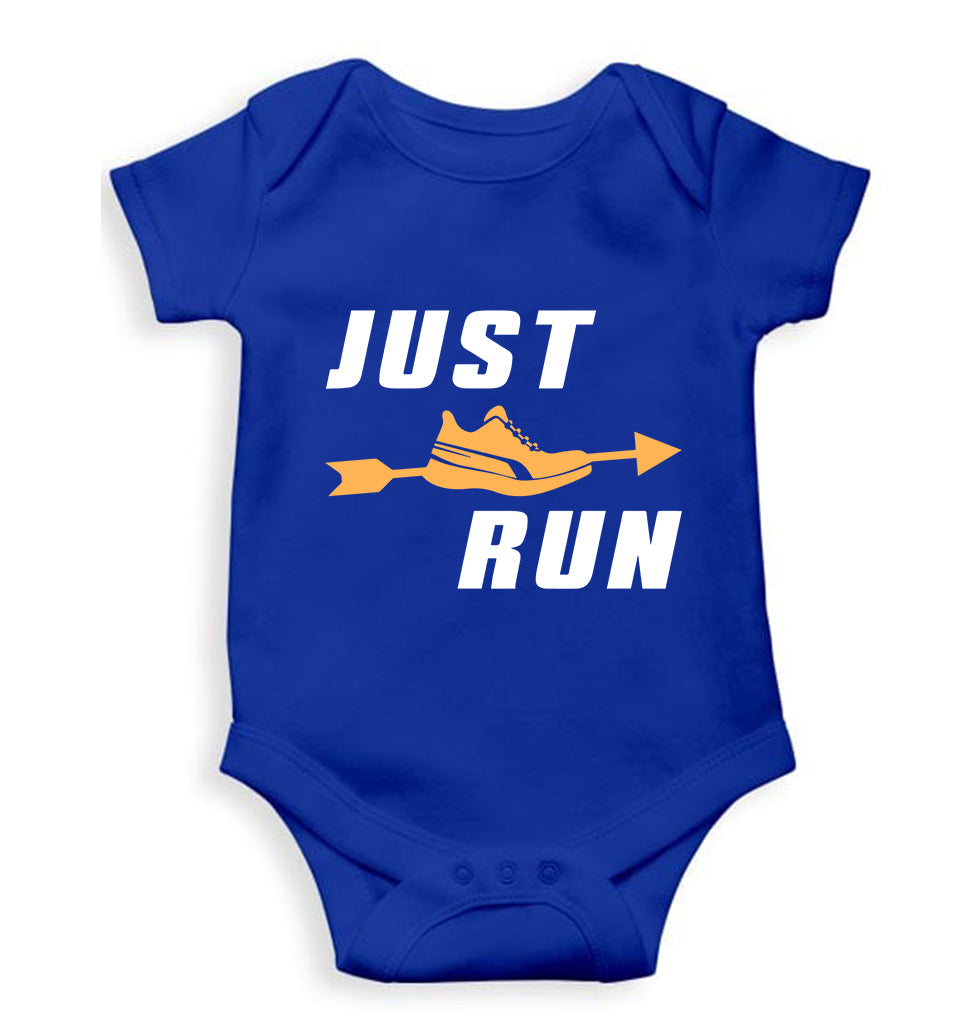 Runner Running Kids Romper For Baby Boy/Girl-0-5 Months(18 Inches)-Royal Blue-Ektarfa.online