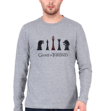 Load image into Gallery viewer, GOT Game Of Thrones Full Sleeves T-Shirt for Men-Grey Melange-Ektarfa.online
