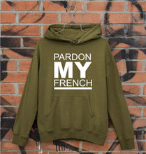 Load image into Gallery viewer, Pardon My French Unisex Hoodie for Men/Women-Olive Green-Ektarfa.online
