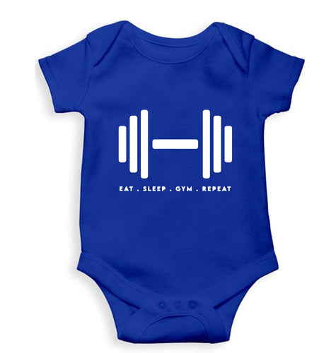 Gym Kids Romper For Baby Boy/Girl-Royal Blue-Ektarfa.online