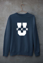 Load image into Gallery viewer, Fuck You Unisex Sweatshirt for Men/Women-Navy Blue-Ektarfa.online
