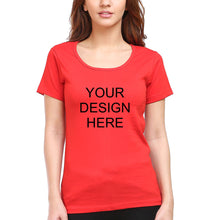 Load image into Gallery viewer, Customized-Custom-Personalized T-Shirt for Women-Red-Ektarfa.online
