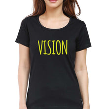 Load image into Gallery viewer, Vision T-Shirt for Women-XS(32 Inches)-Black-Ektarfa.online
