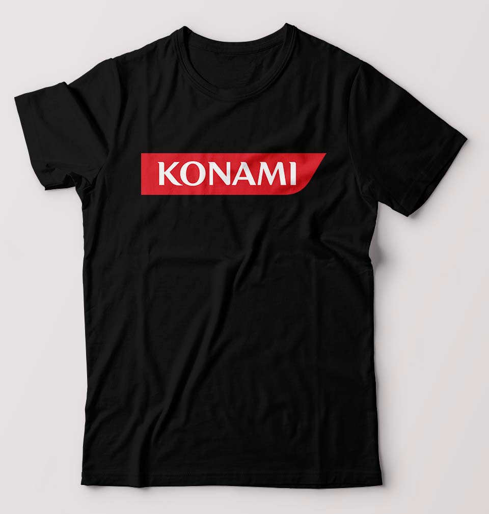 Konami T-Shirt for Men-Black-Ektarfa.online
