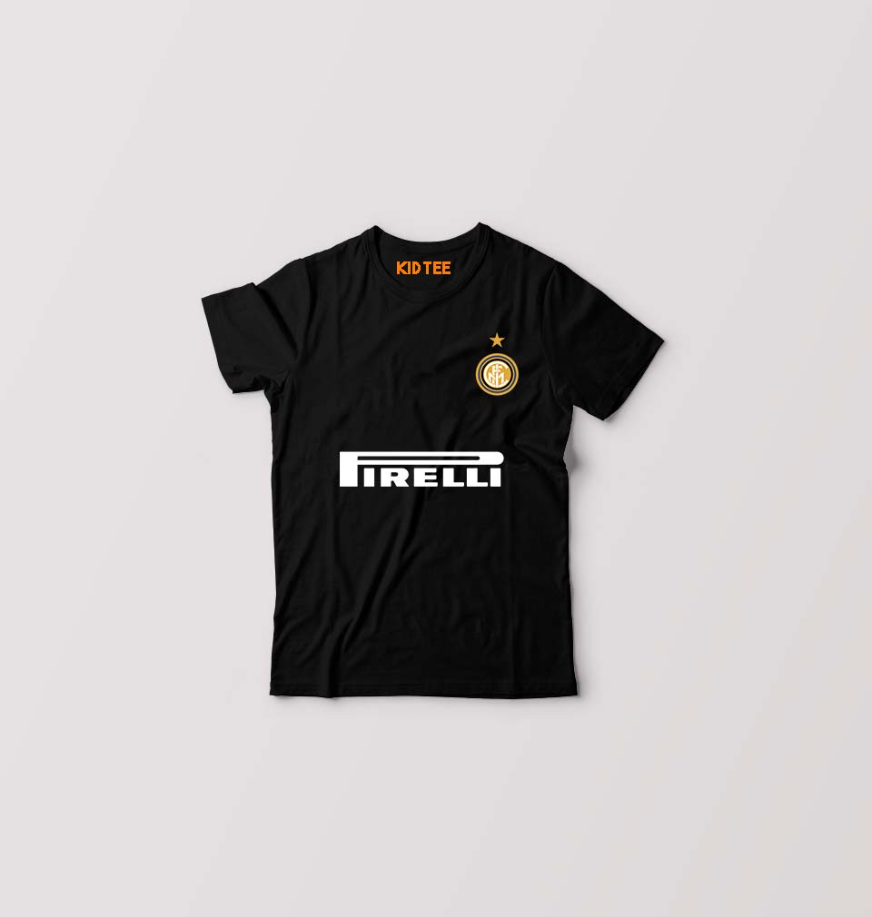 Inter Milan 2021-22 Kids T-Shirt for Boy/Girl-Black-Ektarfa.online