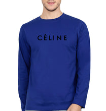 Load image into Gallery viewer, Celine Full Sleeves T-Shirt for Men-Royal Blue-Ektarfa.online
