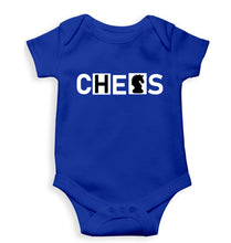 Load image into Gallery viewer, Chess Kids Romper For Baby Boy/Girl-0-5 Months(18 Inches)-Royal Blue-Ektarfa.online
