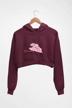 Load image into Gallery viewer, Saina Nehwal Crop HOODIE FOR WOMEN-Maroon-Ektarfa.online

