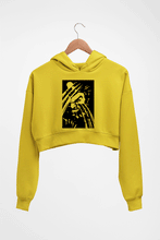 Load image into Gallery viewer, Wolverine Crop HOODIE FOR WOMEN-Mustard Yellow-Ektarfa.online
