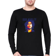 Load image into Gallery viewer, Bob Marley Full Sleeves T-Shirt for Men-Black-Ektarfa.online
