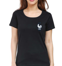 Load image into Gallery viewer, France Football T-Shirt for Women-Black-Ektarfa.online
