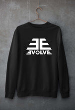 Load image into Gallery viewer, Evolve Unisex Sweatshirt for Men/Women-S(40 Inches)-Black-Ektarfa.online
