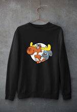 Load image into Gallery viewer, The Adventures of Rocky and Bullwinkle and Friends Unisex Sweatshirt for Men/Women-S(40 Inches)-Black-Ektarfa.online
