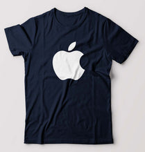 Load image into Gallery viewer, Apple T-Shirt for Men-S(38 Inches)-Navy Blue-Ektarfa.online
