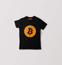 Load image into Gallery viewer, Cryptocurrency Bitcoin Kids T-Shirt for Boy/Girl-Black-Ektarfa.online
