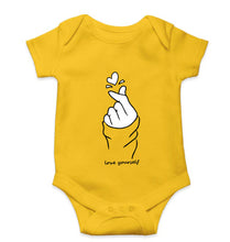Load image into Gallery viewer, Love Yourself Kids Romper For Baby Boy/Girl-0-5 Months(18 Inches)-Yellow-Ektarfa.online
