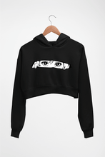 Load image into Gallery viewer, Anime Crop HOODIE FOR WOMEN-Black-Ektarfa.online
