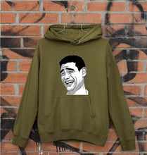 Load image into Gallery viewer, Yao Ming Face(Bitch Please) Unisex Hoodie for Men/Women-Olive Green-Ektarfa.online

