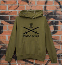 Load image into Gallery viewer, Indian Army Unisex Hoodie for Men/Women-Olive Green-Ektarfa.online
