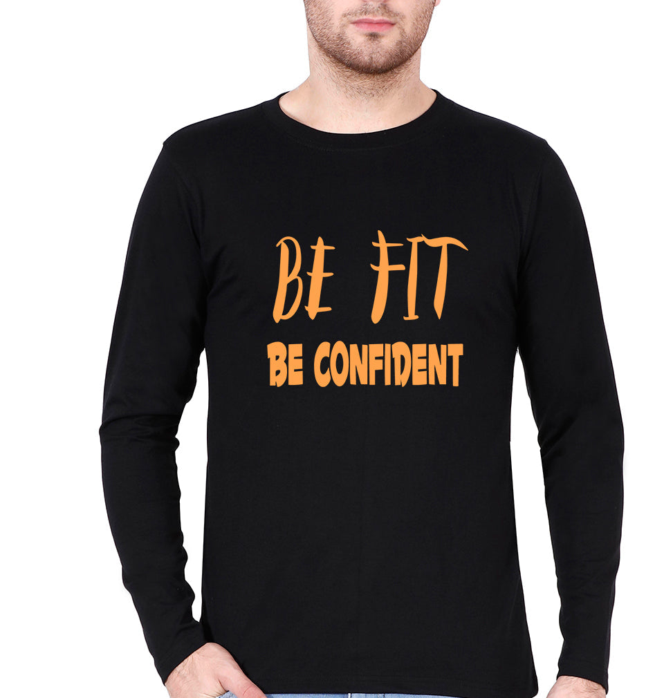 Gym Fit Full Sleeves T-Shirt for MenBlack-Ektarfa.co.in