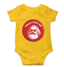 Load image into Gallery viewer, Karl Marx Kids Romper For Baby Boy/Girl-Yellow-Ektarfa.online
