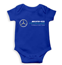Load image into Gallery viewer, Mercedes AMG Petronas F1 Kids Romper For Baby Boy/Girl-0-5 Months(18 Inches)-Royal Blue-Ektarfa.online
