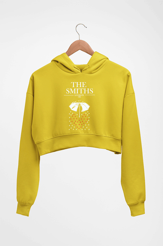 The Smiths Crop HOODIE FOR WOMEN-Mustard Yellow-Ektarfa.online