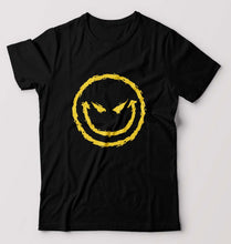 Load image into Gallery viewer, Evil Smile Emoji T-Shirt for Men-Black-Ektarfa.online
