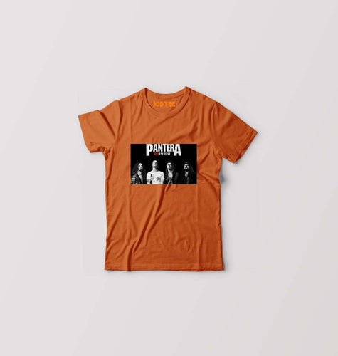 Pantera Kids T-Shirt for Boy/Girl-Orange-Ektarfa.online