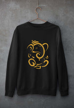 Load image into Gallery viewer, Ganpati JI(Ganesh) Unisex Sweatshirt for Men/Women-Black-Ektarfa.online
