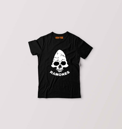 Ramones Kids T-Shirt for Boy/Girl-Black-Ektarfa.online