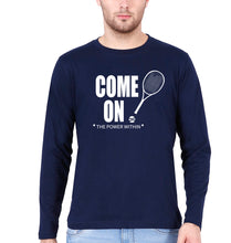Load image into Gallery viewer, Tennis Full Sleeves T-Shirt for Men-Navy Blue-Ektarfa.online
