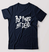 Load image into Gallery viewer, Pop Punks Not Dead T-Shirt for Men-Navy Blue-Ektarfa.online
