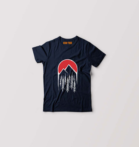 Twin Peaks Kids T-Shirt for Boy/Girl-Navy Blue-Ektarfa.online