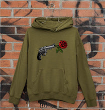 Load image into Gallery viewer, Guns N&#39; Roses Unisex Hoodie for Men/Women-S(40 Inches)-Olive Green-Ektarfa.online
