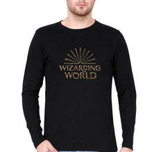 Load image into Gallery viewer, Wizarding World Full Sleeves T-Shirt for Men-Black-Ektarfa.online
