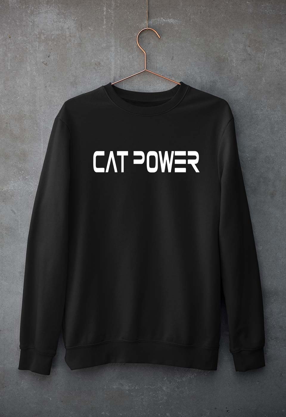 Cat Power Unisex Sweatshirt for Men/Women-Black-Ektarfa.online