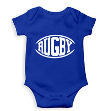 Load image into Gallery viewer, Rugby Kids Romper For Baby Boy/Girl-0-5 Months(18 Inches)-Royal Blue-Ektarfa.online
