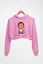 Load image into Gallery viewer, Cristiano Ronaldo CR7 Crop HOODIE FOR WOMEN-Light Baby Pink-Ektarfa.online

