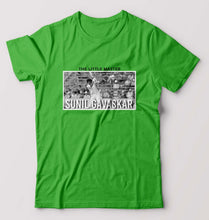 Load image into Gallery viewer, Sunil Gavaskar T-Shirt for Men-S(38 Inches)-flag green-Ektarfa.online
