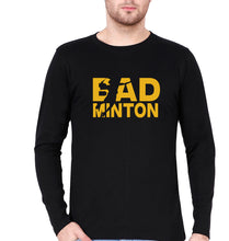Load image into Gallery viewer, Badminton Full Sleeves T-Shirt for Men-Black-Ektarfa.online
