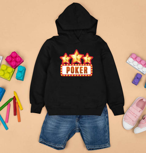 Poker Kids Hoodie for Boy/Girl-0-1 Year(22 Inches)-Black-Ektarfa.online
