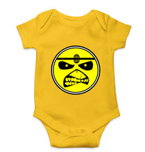 Load image into Gallery viewer, Iron Maiden Kids Romper For Baby Boy/Girl-0-5 Months(18 Inches)-Yellow-Ektarfa.online
