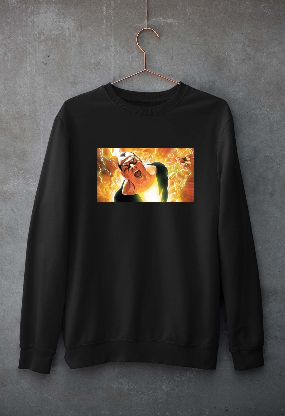 Black Adam Unisex Sweatshirt for Men/Women-Black-Ektarfa.online