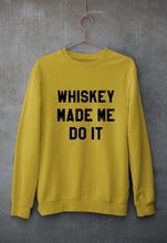 Load image into Gallery viewer, Whiskey Unisex Sweatshirt for Men/Women-S(40 Inches)-Mustard Yellow-Ektarfa.online
