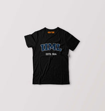 Load image into Gallery viewer, IIM Lucknow Kids T-Shirt for Boy/Girl-0-1 Year(20 Inches)-Black-Ektarfa.online
