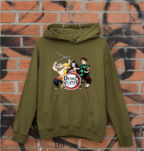 Load image into Gallery viewer, Demon Slayer Unisex Hoodie for Men/Women-Olive Green-Ektarfa.online
