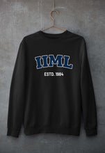 Load image into Gallery viewer, IIM Lucknow Unisex Sweatshirt for Men/Women-S(40 Inches)-Black-Ektarfa.online
