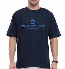 Load image into Gallery viewer, TCS Oversized T-Shirt for Men-Navy Blue-Ektarfa.online
