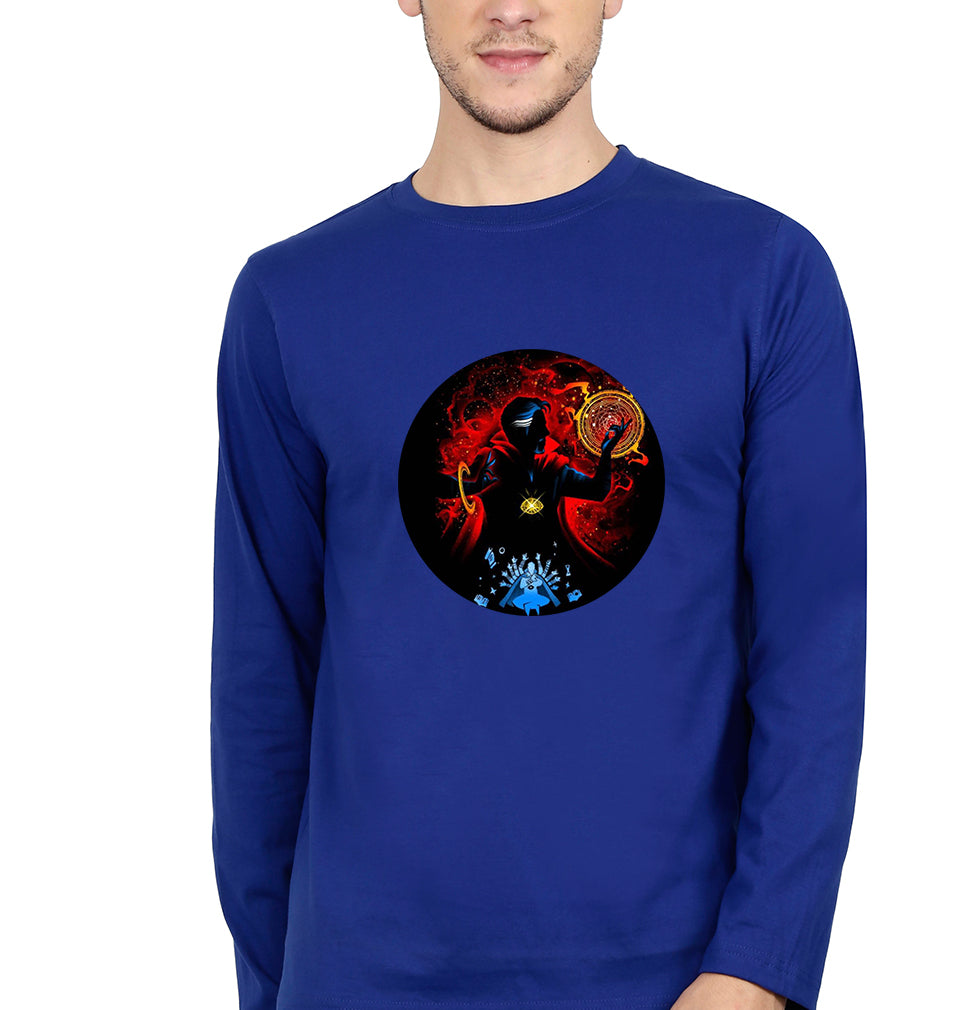 Doctor Strange Full Sleeves T-Shirt for Men-Royal Blue-Ektarfa.online